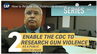 Georges Benjamin Enable the CDC to research gun violence