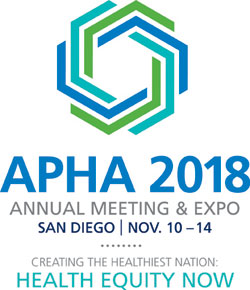 APHA 2018 Annual Meeting & Expo San Diego Nov. 10-14 Health Equity Now