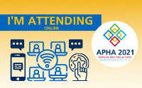 I'm attending online APHA 2021