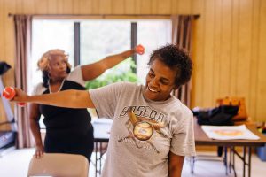 women dancing