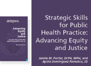 Book banner for Strategic Skills for Public Health Practice: Advancing Equity and Justice