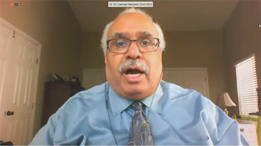 Georges Benjamin speaking