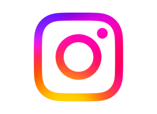 Blue Instagram icon