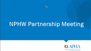 NPHW Partnership Meeting
