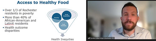 Mike Bulger and Access to Healthy Food presentation slide