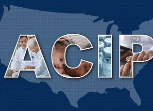 Advisory Committee on Immunization Practices acronym over U.S. map