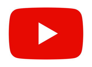 Blue YouTube icon