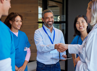 Partnership handshake