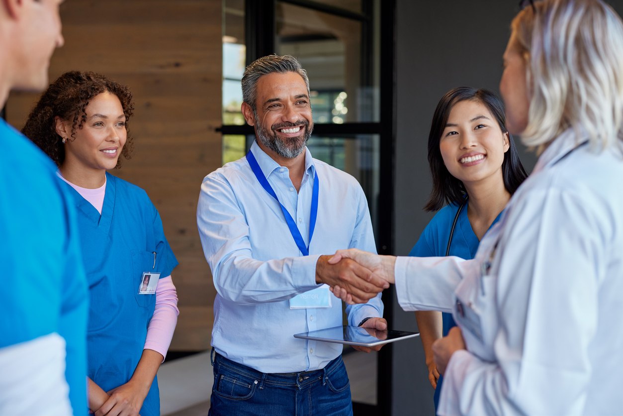 Partnership handshake