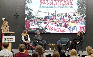 Climate health experts present at a March event on climate change and human health