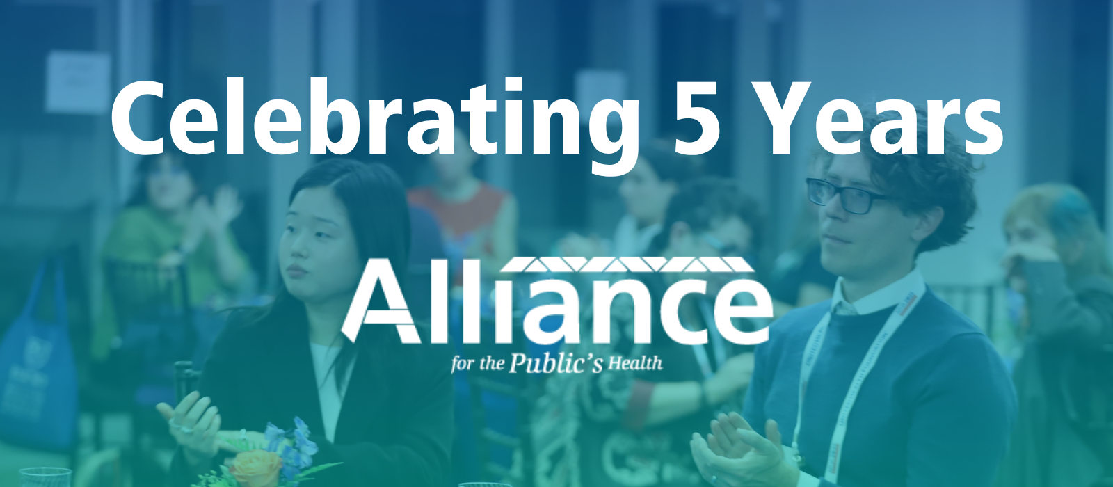 Convening at the Annual Meeting with text that reads: Celebrating 5 Years