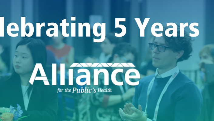 Convening at the Annual Meeting with text that reads: Celebrating 5 Years