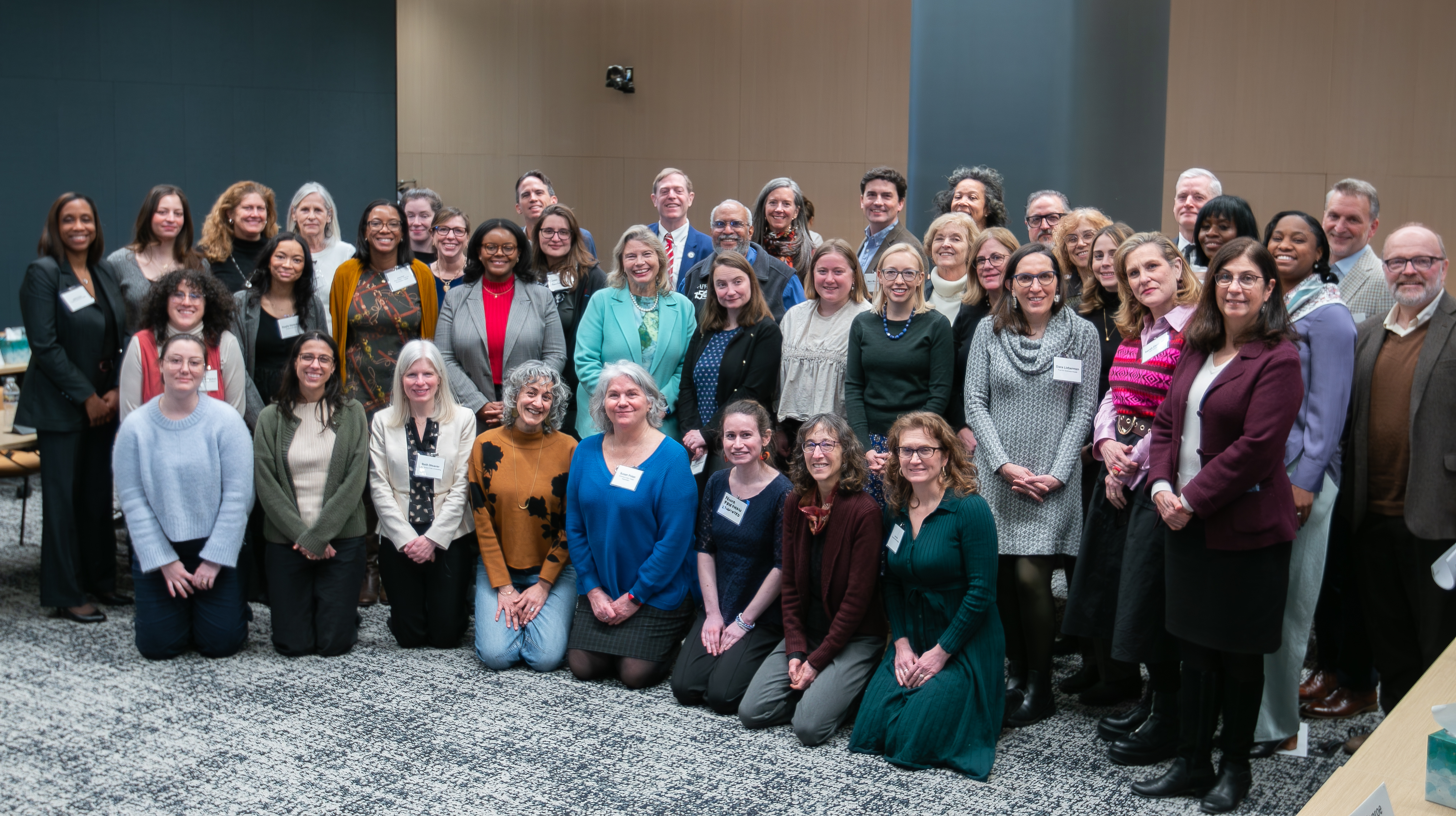 Group posing at a convening