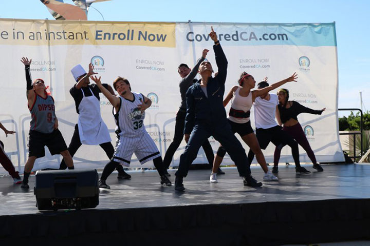 dancers performing on stage