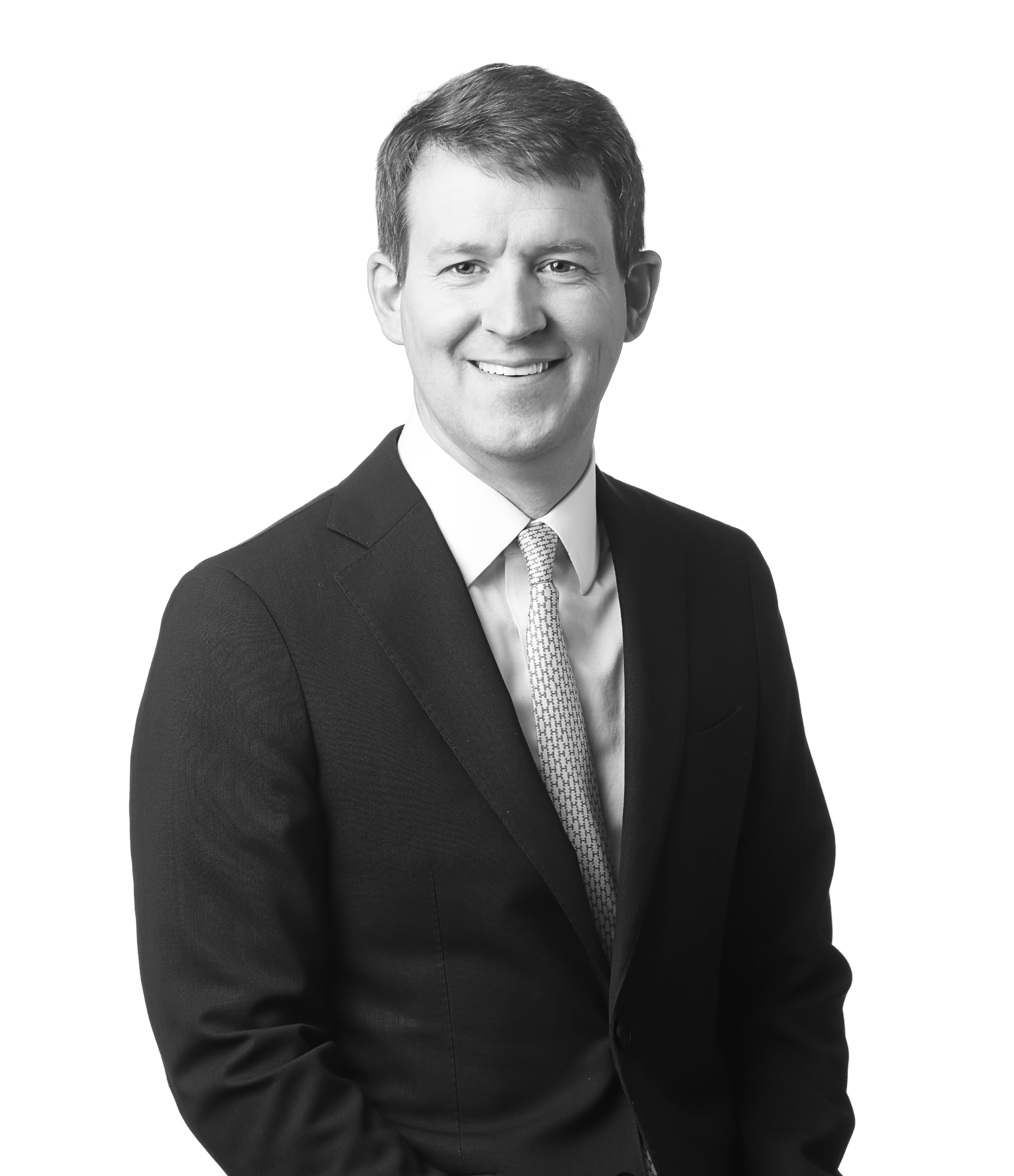 Headshot for Mike Reed in black and white