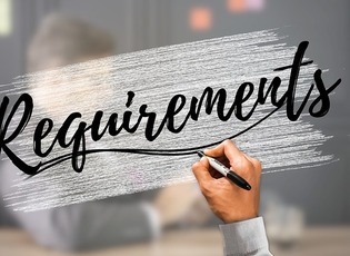 Photo of requirements