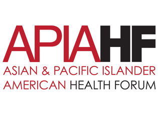Asian and Pacific Islander American Health Forum red and black logo