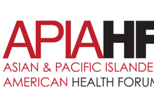 Asian and Pacific Islander American Health Forum red and black logo