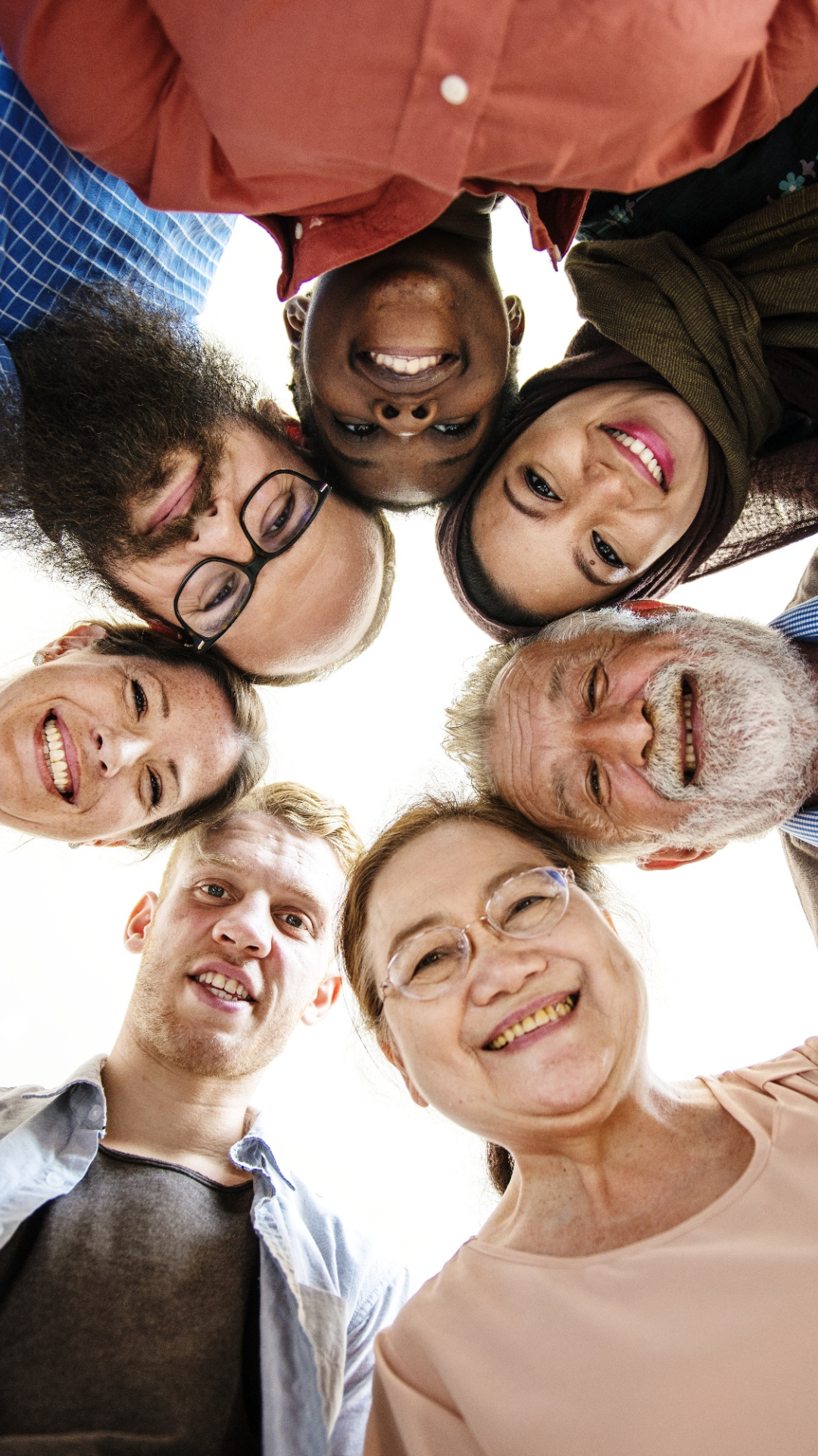 Group of smiling people