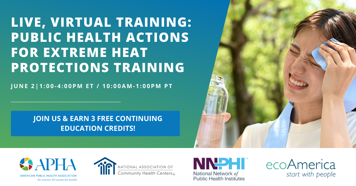 Extreme heat training calendar image