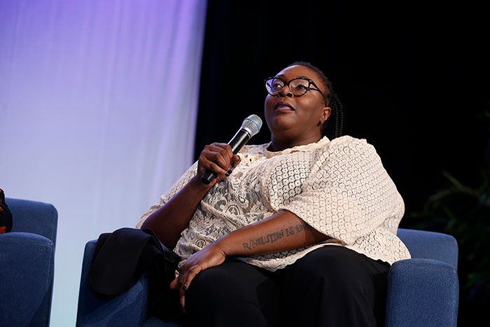 A speaker at APHA 2022