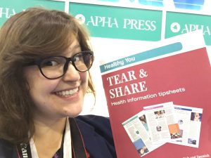 Lindsey Wahowiak and Tear & Share book