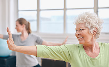 women doing yoga