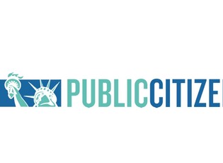 Public citizen logo green and blue