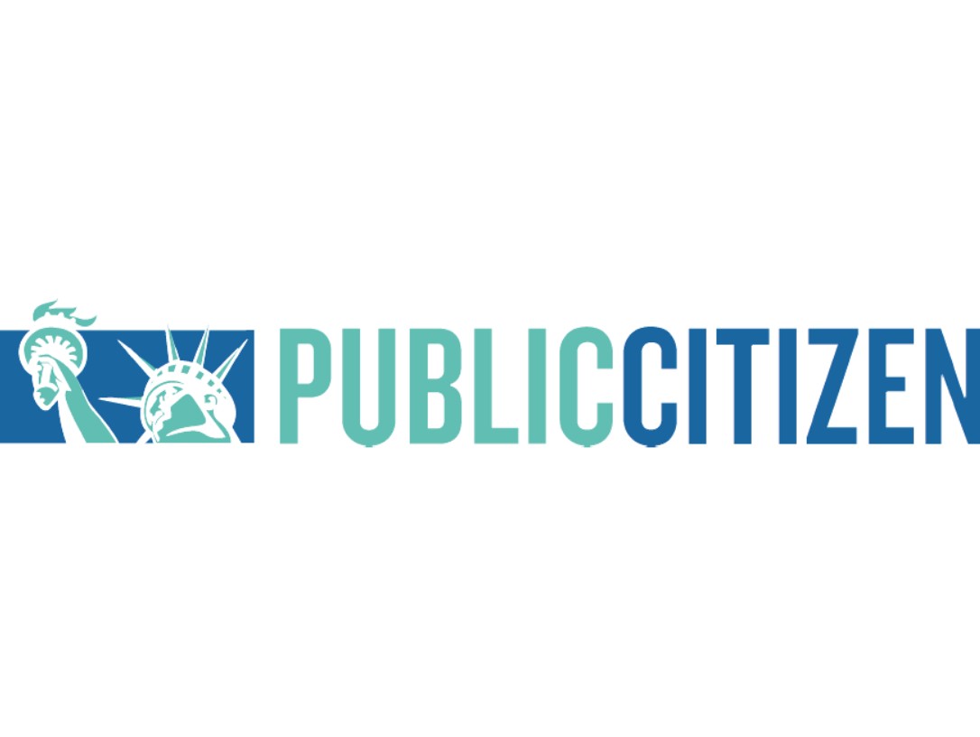 Public citizen logo green and blue