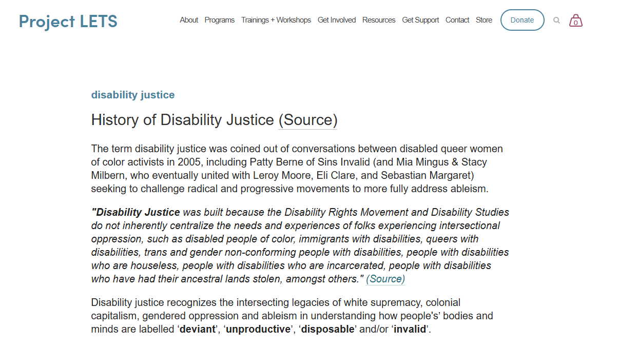 Screenshot of the landing page for this resource, includes the intro text for the curriculum 