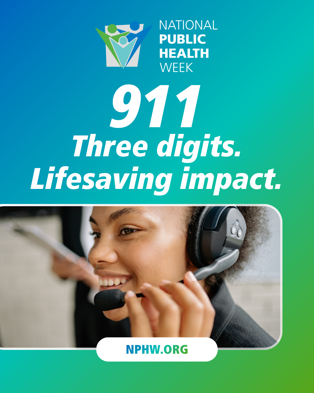 NPHW 2026 911 Social Media Graphic