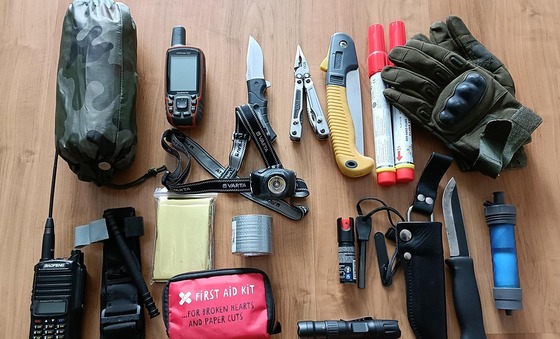 Collection of stockpiled emergency items